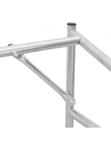 Rastrelliera per Legna con Copertura Antipioggia 101x61x110,5cm