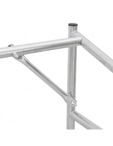 Rastrelliera per Legna con Copertura Antipioggia 101x61x110,5cm