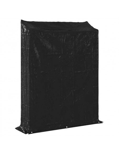 Rastrelliera per Legna con Copertura Antipioggia 150x40x200 cm