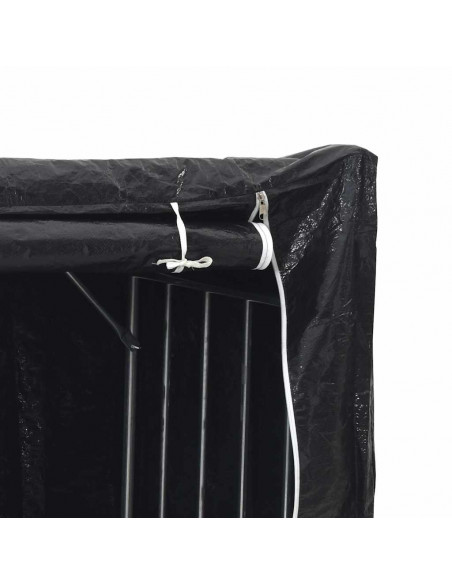 Rastrelliera per Legna con Copertura Antipioggia 150x60x200 cm