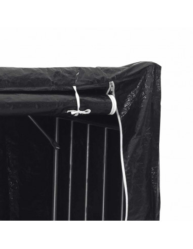 Rastrelliera per Legna con Copertura Antipioggia 150x80x200 cm