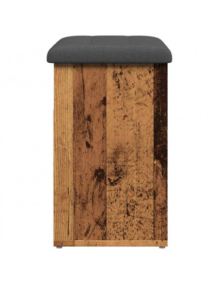 Scarpiera Legno Antico 62x32x50 cm in Legno Multistrato