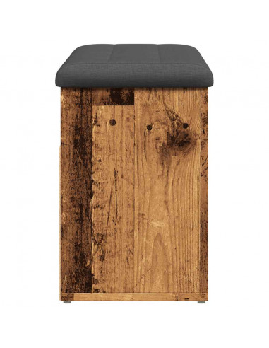 Scarpiera Legno Antico 82x32x45,5 cm in Legno Multistrato