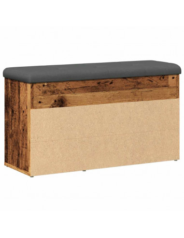 Scarpiera Legno Antico 82x32x45,5 cm in Legno Multistrato