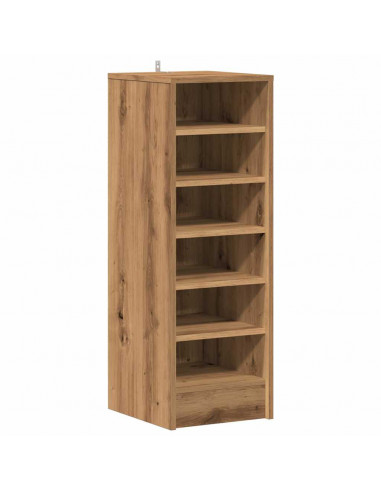 Scarpiera Rovere Artigianale 32x35x92 cm in Legno Multistrato