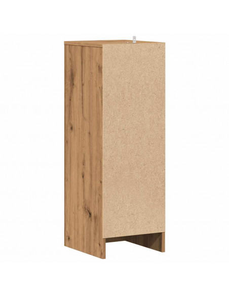 Scarpiera Rovere Artigianale 32x35x92 cm in Legno Multistrato