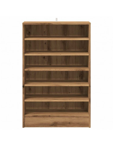 Scarpiera Rovere Artigianale 60x35x92 cm in Legno Multistrato