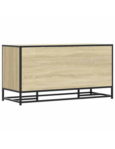 Scarpiera Sonoma Rovere 100x40x53,5 cm in Truciolato e Metallo