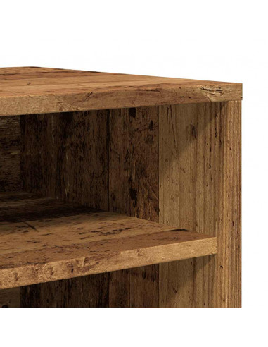 Scarpiere 2 pz Legno Antico 32x35x70 cm in Legno Multistrato