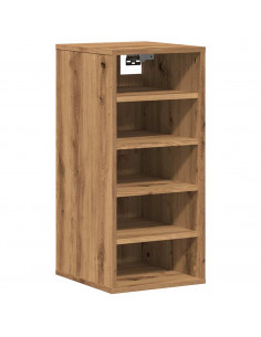 Scarpiere 2 pz Rovere Artigianale 32x35x70 cm in Truciolato