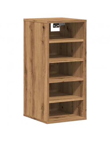 Scarpiere 2 pz Rovere Artigianale 32x35x70 cm in Truciolato