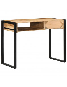 Scrivania 100x50x75 cm in Legno Massello di Mango Grezzo