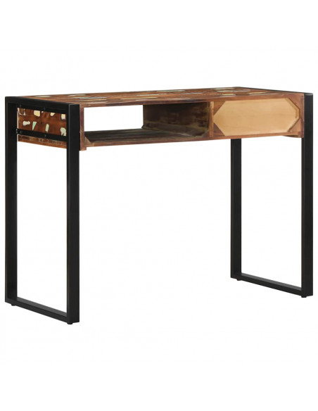 Scrivania Multicolore 100x50x75 cm in Legno Massello Recupero