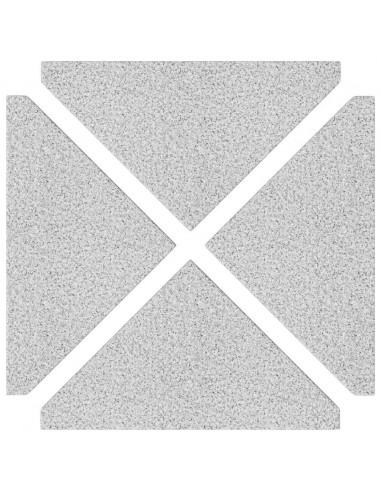 Set Base per Ombrellone da Giardino 5 pz in Granito e Acciaio