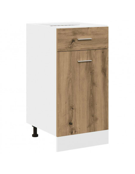 Set di Mobili da Cucina 11 pz Rovere Artigianale Truciolato