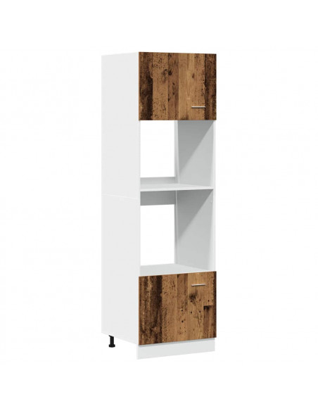 Set di Mobili da Cucina 7 pz Legno Antico in Truciolato