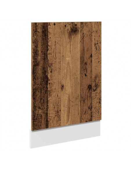 Set di Mobili da Cucina 7 pz Legno Antico in Truciolato
