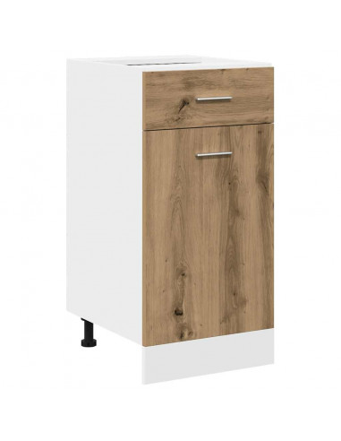 Set di Mobili da Cucina 7 pz Rovere Artigianale Truciolato