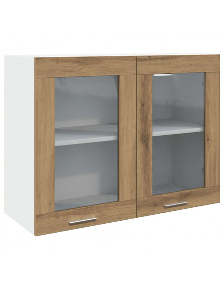 Set di Mobili da Cucina 7 pz Rovere Artigianale Truciolato
