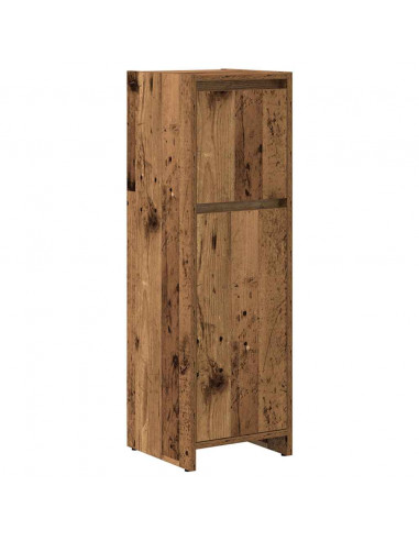 Set Mobili da Bagno 3 pz Legno Antico in Legno Multistrato