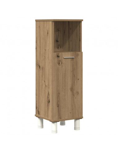 Set Mobili da Bagno 3 pz Rovere Artigianale Legno Multistrato