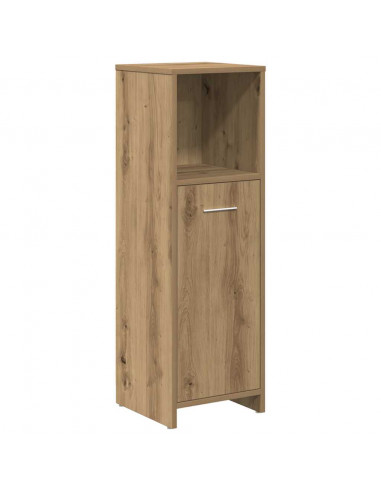 Set Mobili da Bagno 3 pz Rovere Artigianale Legno Multistrato