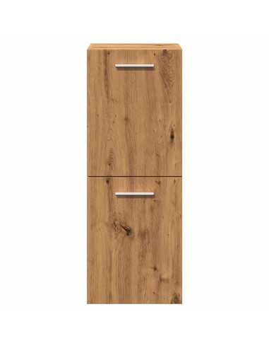 Set Mobili da Bagno 4 pz Rovere Artigianale Legno Multistrato
