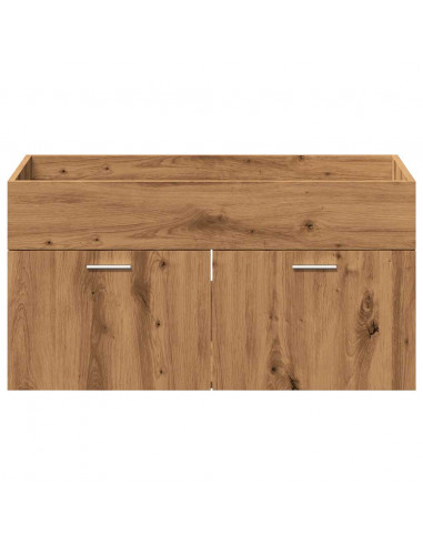 Set Mobili da Bagno 4 pz Rovere Artigianale Legno Multistrato