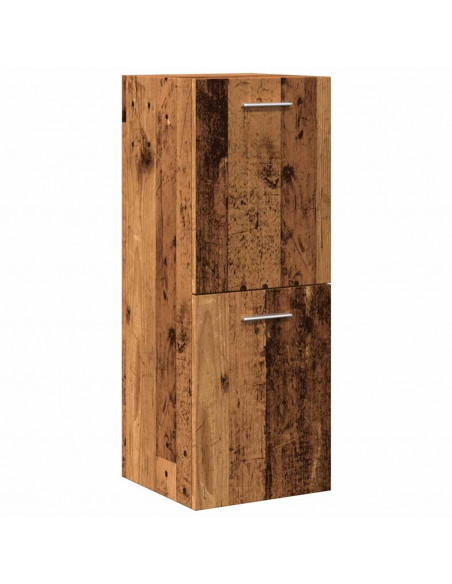 Set Mobili da Bagno 5 pz Legno Antico in Legno Multistrato