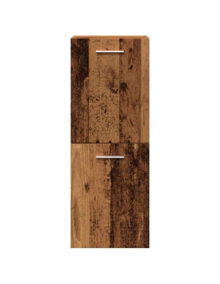 Set Mobili da Bagno 5 pz Legno Antico in Legno Multistrato