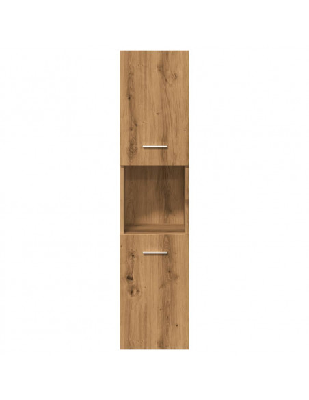 Set Mobili da Bagno 5 pz Rovere Artigianale Legno Multistrato