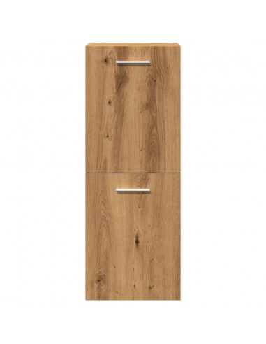 Set Mobili da Bagno 5 pz Rovere Artigianale Legno Multistrato