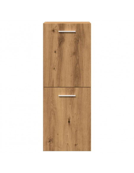 Set Mobili da Bagno 5 pz Rovere Artigianale Legno Multistrato