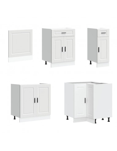 Set Mobili da Cucina 11 pz Porto Bianchi Legno Multistrato