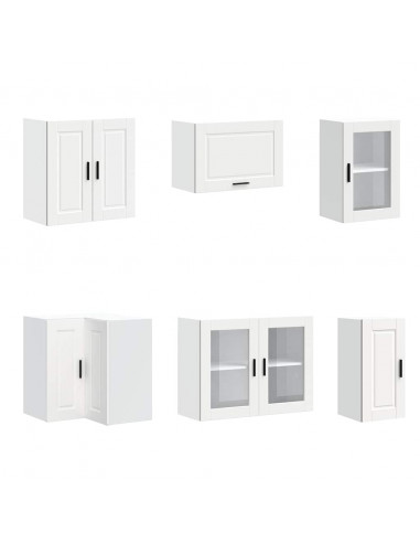 Set Mobili da Cucina 11 pz Porto Bianchi Legno Multistrato