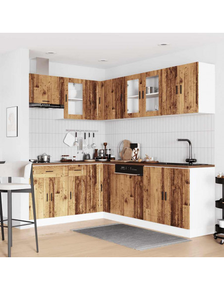 Set Mobili da Cucina 11 pz Porto Legno Antico in Truciolato
