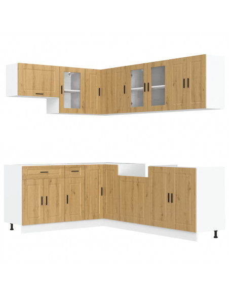 Set Mobili da Cucina 11 pz Porto Rovere Artigianale Truciolato