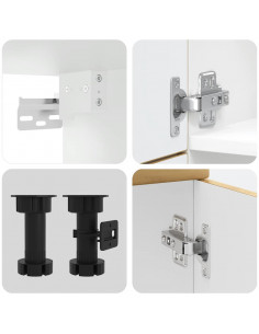 Set Mobili da Cucina 7 pz Kalmar Rovere Artigianale Truciolato