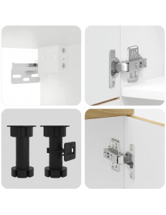 Set Mobili da Cucina 7 pz Porto Rovere Sonoma in Truciolato 2