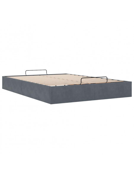 Struttura Letto Pouf Senza Materasso 140x190 cm Velluto