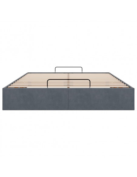 Struttura Letto Pouf Senza Materasso 140x190 cm Velluto