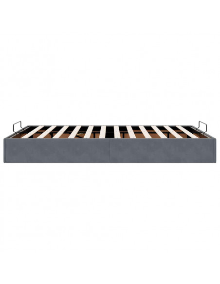 Struttura Letto Pouf Senza Materasso 140x190 cm Velluto