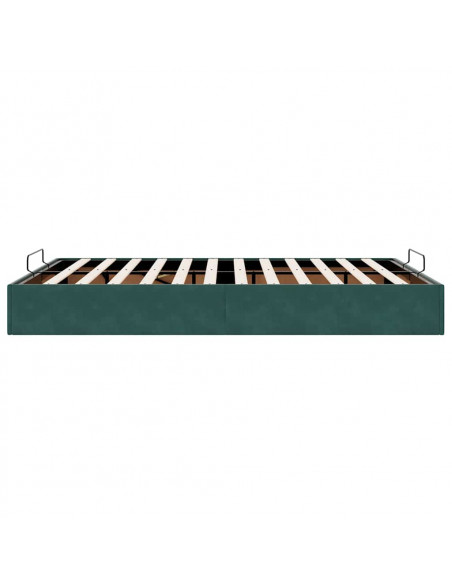 Struttura Letto Pouf senza Materasso 140x200 cm in Velluto