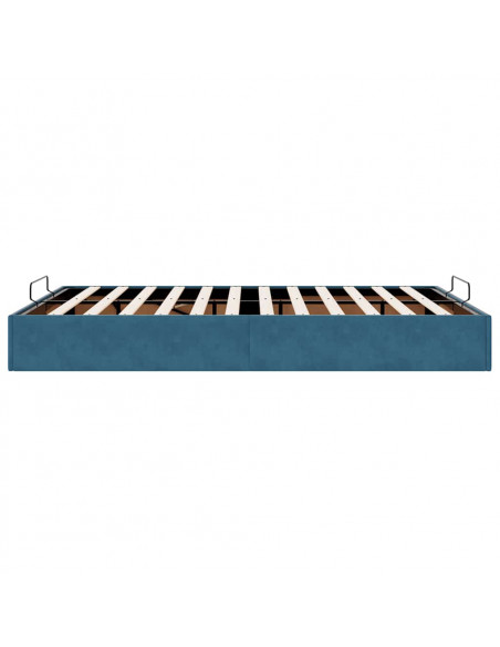 Struttura Letto Pouf senza Materasso 140x200 cm in Velluto