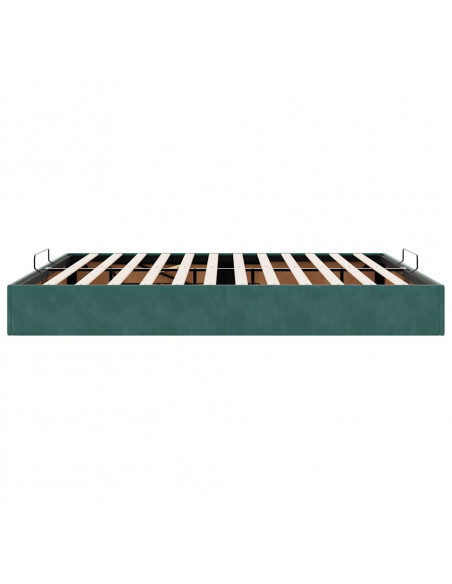 Struttura Letto Pouf senza Materasso 160x200 cm in Velluto