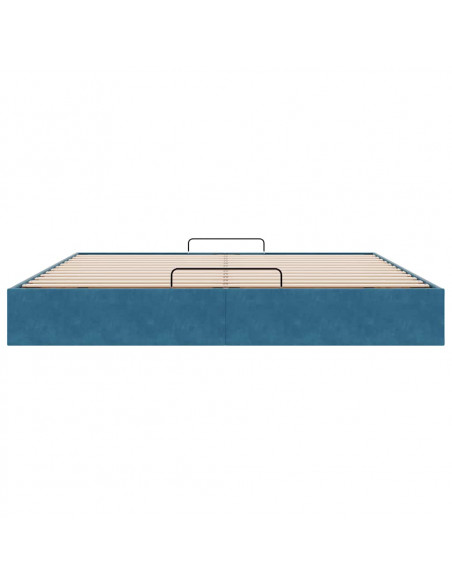 Struttura Letto Pouf senza Materasso 160x200 cm in Velluto