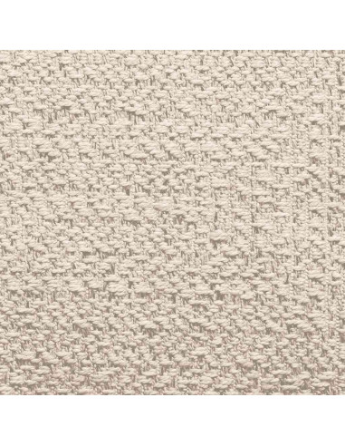 Tappeto ZIZUR Crema 120x120 cm Aspetto Iuta Interni ed Esterni