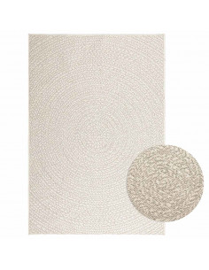 Tappeto ZIZUR Crema 120x170 cm Aspetto Iuta Interni ed Esterni