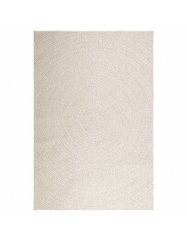 Tappeto ZIZUR Crema 160x230 cm Aspetto Iuta Interni ed Esterni