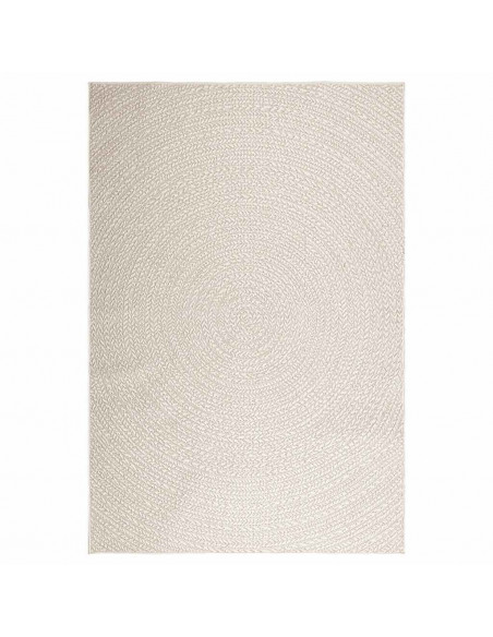 Tappeto ZIZUR Crema 160x230 cm Aspetto Iuta Interni ed Esterni